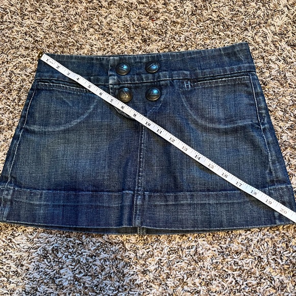Citizens Of Humanity Mini Jean Skirt Size 26 - Picture 6 of 6